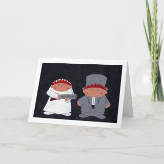 Carte mariage shotgun