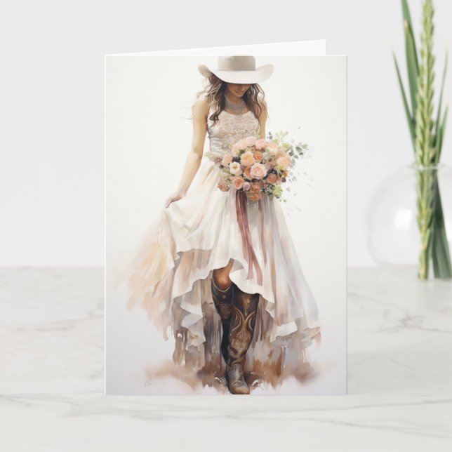 Carte Mariage Stetson & dentelle : Chasing Horizons (Devant)