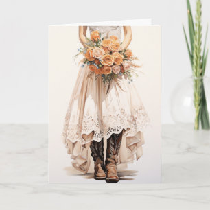 Carte Mariage Stetson & Lace : Bouquet Bliss