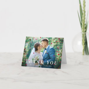 Carte mariage tendance, merci audacieuse