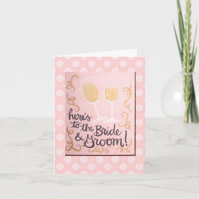 Carte Mariage "Union merveilleuse" (Devant)