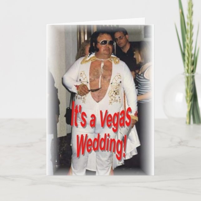 Carte Mariage Vegas (Devant)