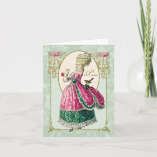 Carte Marie Antoinette