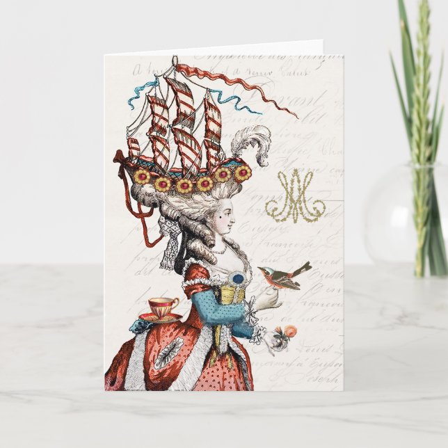 Carte Marie Antoinette (Devant)