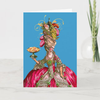 Carte Marie Antoinette et Peacock