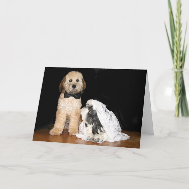 Carte Marié et marié canin (Devant)