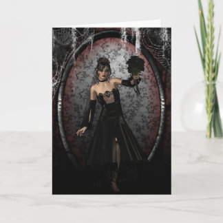 Carte Mariée gothique