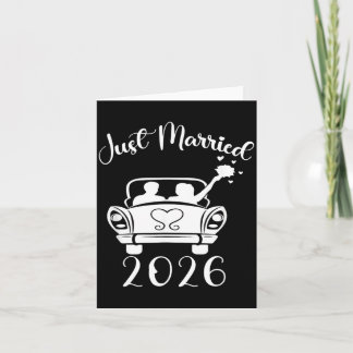 Carte Mariés Bagues de mariage 2026 assorties Couple