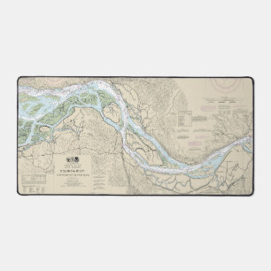Carte marine du fleuve Columbia 18523