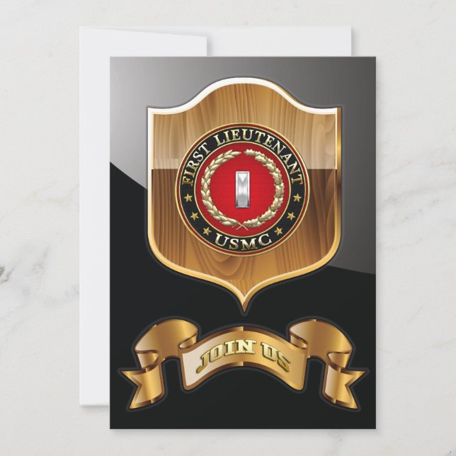 Carte Marines des États-Unis : Premier lieutenant (USMC  (Devant)