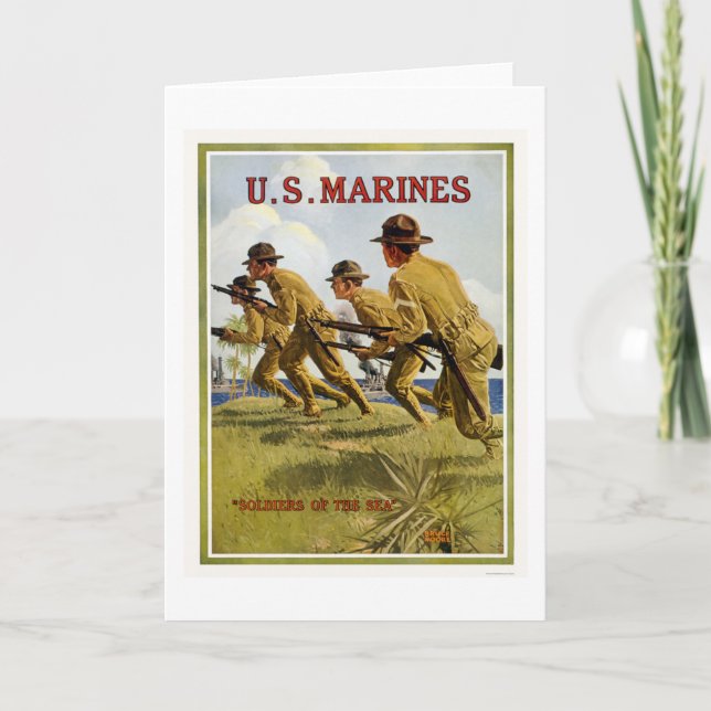 Carte Marines - "Soldats de la mer" (Devant)
