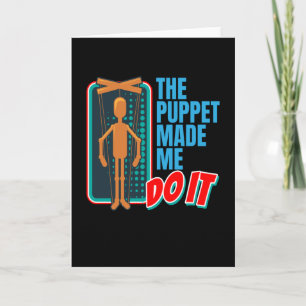 Carte Marionnette M'A Fait Faire Marionnette Marionnette