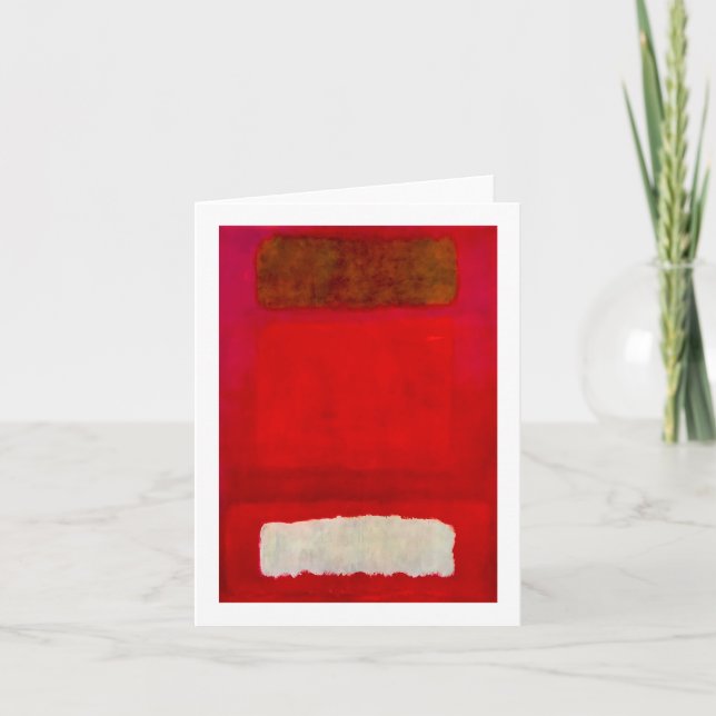 Carte mark rothko peintures art abstrait (Devant)