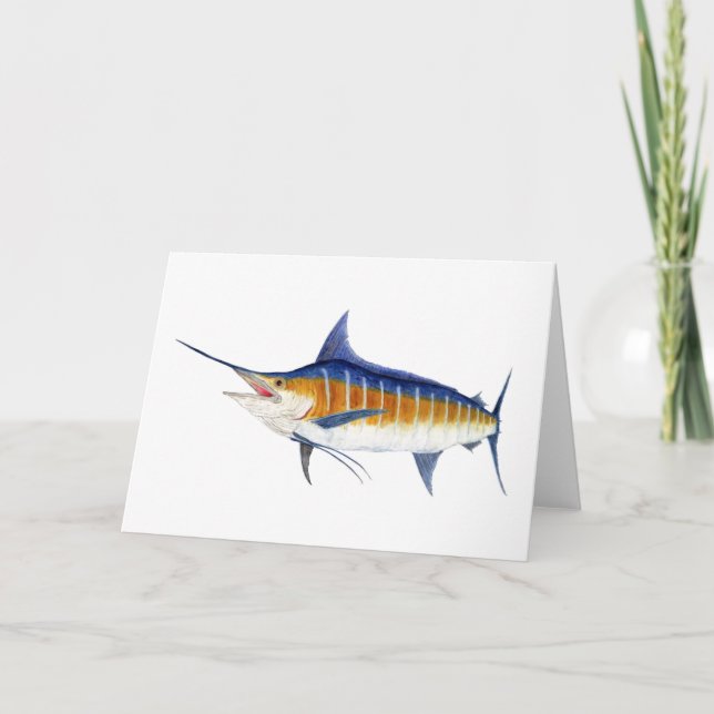 Carte Marlin bleu Atlantique (Devant)