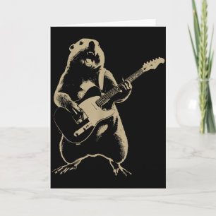 Carte Marmottes Rocking Beaver Bonne fête de la marmotte
