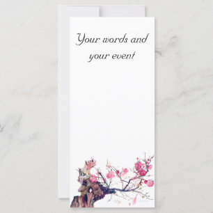 Carte Marque-page souvenir CMCarlson  Cherry Blossom