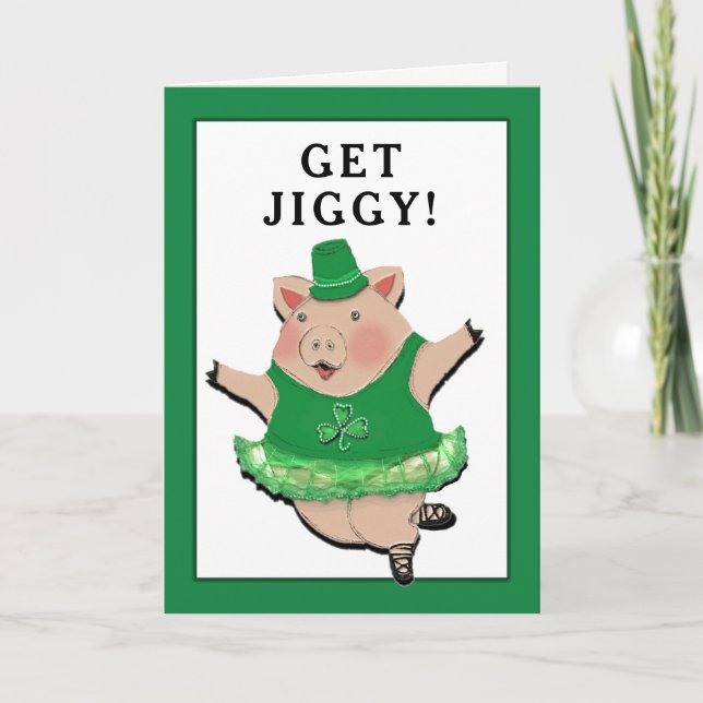 Carte marrant St. Patrick's Day (Devant)