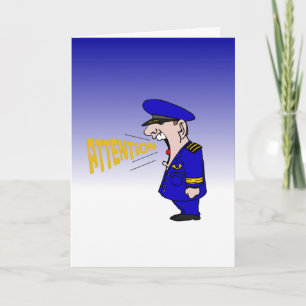 Carte marrante femme militaire qui vous manque