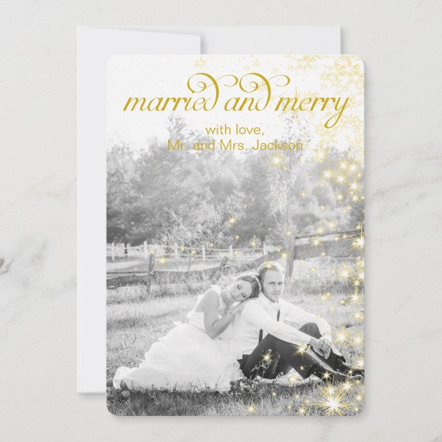 Carte MARRIE et MERRY Holiday (Devant)