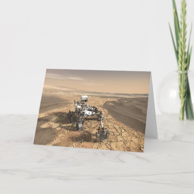 Carte Mars 2020 Rover Sur La Surface De Mars. (Devant)