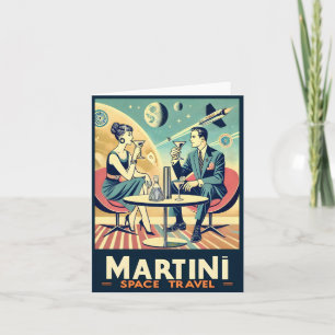 Carte Martini Space Travel Affiches de l'équipage de con