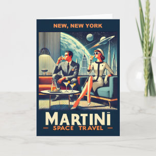Carte Martini Space Travel Affiches New York