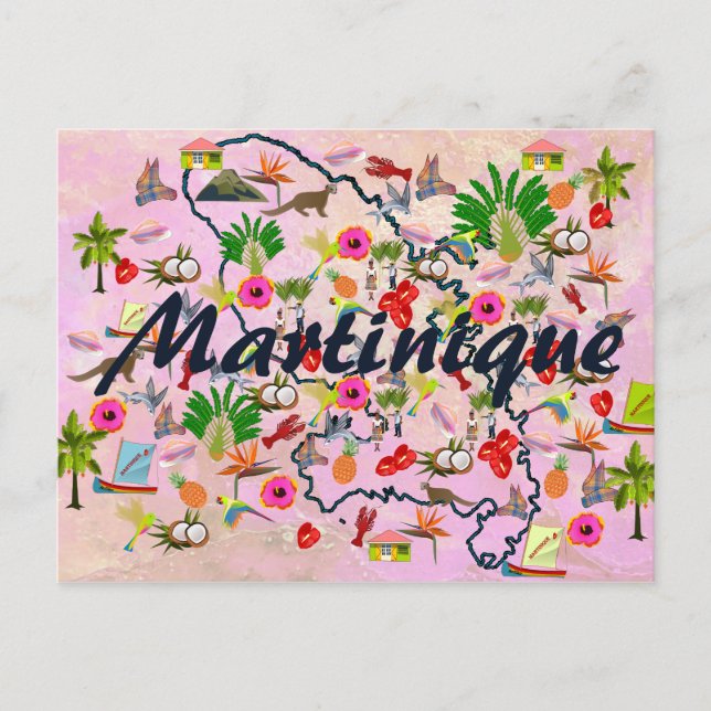 Carte Martinique (Devant)