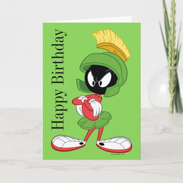 Carte MARVIN THE MARTIAN™ | Arms crossed (Devant)