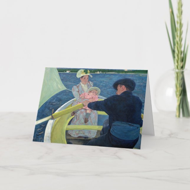 Carte Mary Cassatt - La fête de la navigation (Devant)