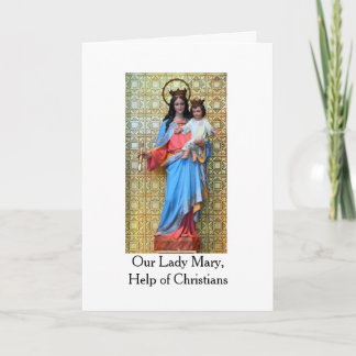 Carte Mary, Help of Christians Card