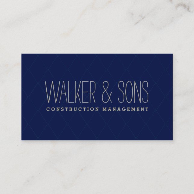CARTE MASCULINE BOLD simple clair marine intellige (Devant)