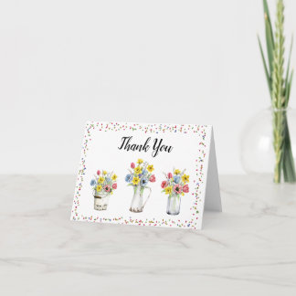 Carte Mason Jar Merci Notes