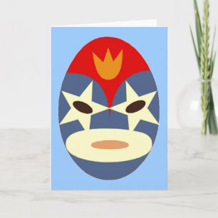 Carte Masque bleu de Lucha Libre