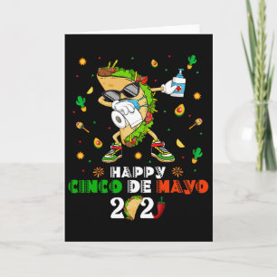 Carte Masque Dabbing Taco Cinco De Mayo 2021 Quaranti