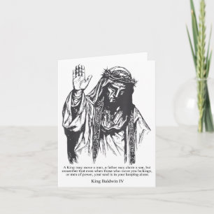 Carte Masque d'argent Roi Baldwin Iv Mème Le Roi Lépreux