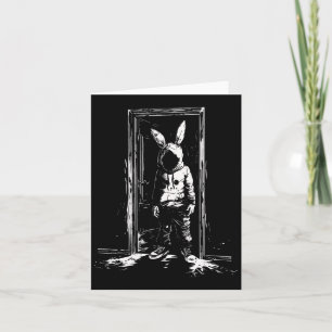 Carte Masque de lapin d'horreur homme lapin alt goth sla