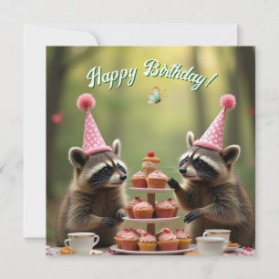 Carte Masqué et joyeux anniversaire !