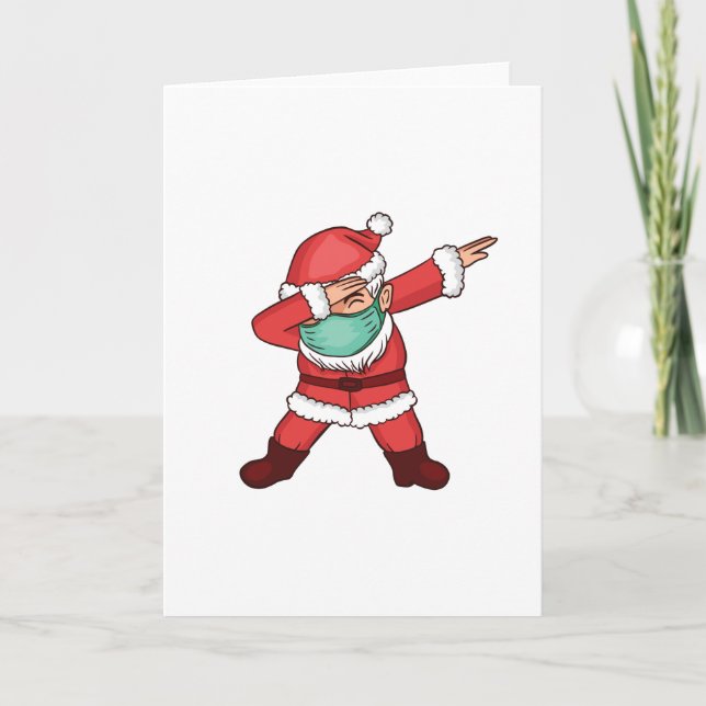 Carte Masque facial Père Noël (Devant)