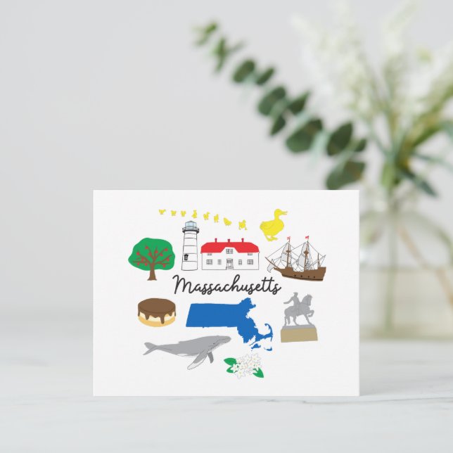 Carte Massachusetts (Debout devant)