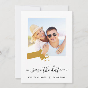 Carte Massachusetts Photo Mariage Enregistrer la c