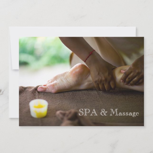 Carte Massage (Devant)