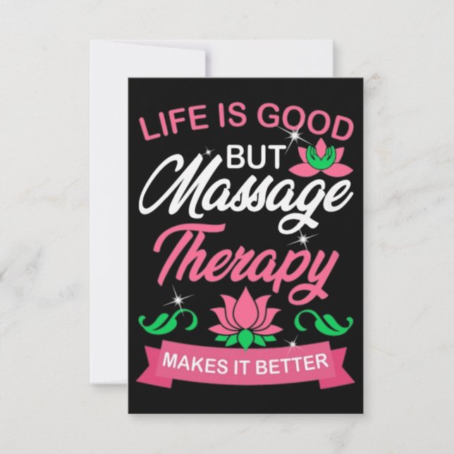 Carte Massage (Devant)