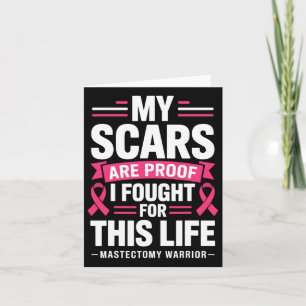 Carte Mastectomie Funny Cancer du sein Femmes