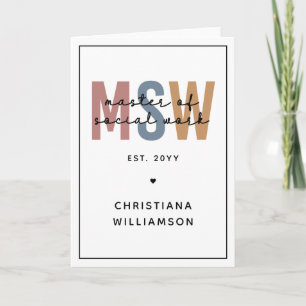 Carte Master en travail social en MSW