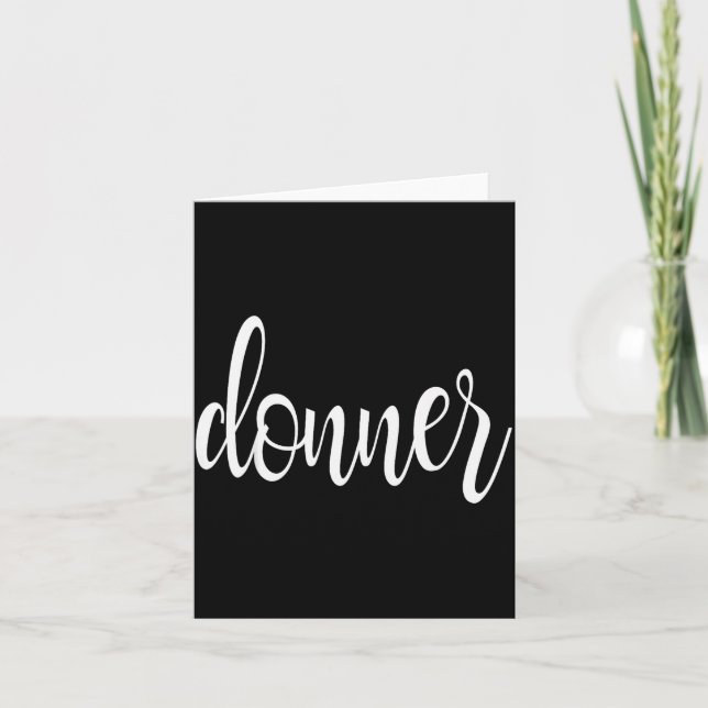 Carte Matching Donner Christmas Text Only Brown Green Re (Devant)