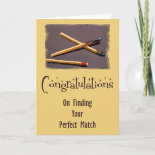 Carte Matchs : Congrats sur trouver votre match parfait