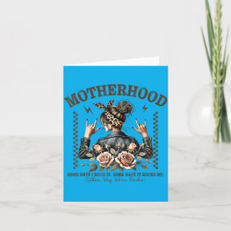 Carte Maternité Rétro Mère De Rock Maman Maman Drôle De