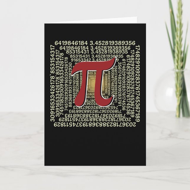 Carte Math Pi (Devant)