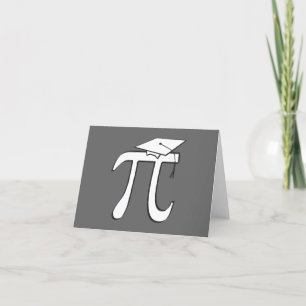 Carte Math Pi Graduate Card