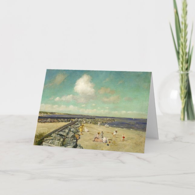 Carte Matin à Breakwater | William Merritt Chase (Devant)